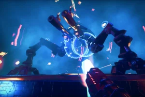 Godot Engine 3D sahne görünümü