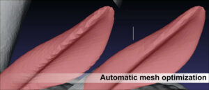 MeshLab otomatik mesh optimizasyon işlemi