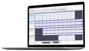 Audacity uygulama arayüzü genel görünüm