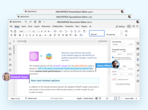 ONLYOFFICE belge düzenleme özellikleri