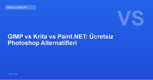 GIMP vs Krita vs Paint.NET: Ücretsiz Photoshop Alternatifleri
