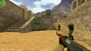 Counter-Strike 1.6 oyun içi ekran görüntüsü de_dust2
