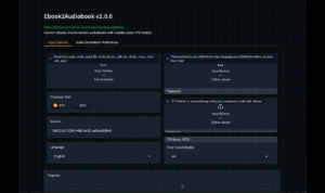 ebook2audiobook kullanım demosu