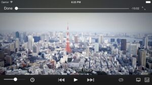 VLC Media Player iPhone oynatma ekranı